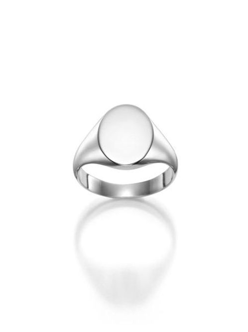 Hovedbilde Sølv ring med oval plate