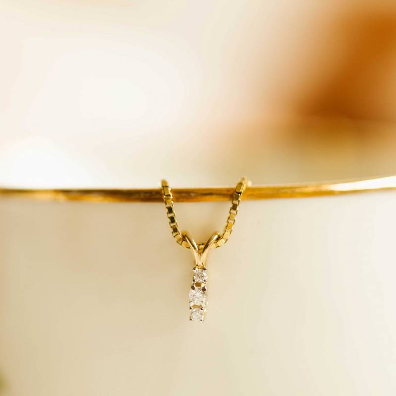 Emma gull anheng, 0,08ct