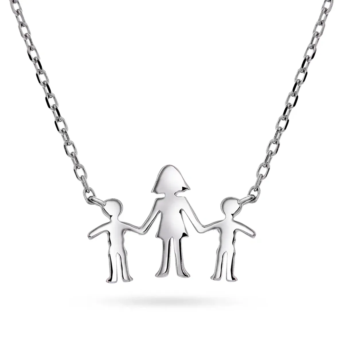 Familie smykke i sølv mor og to gutter