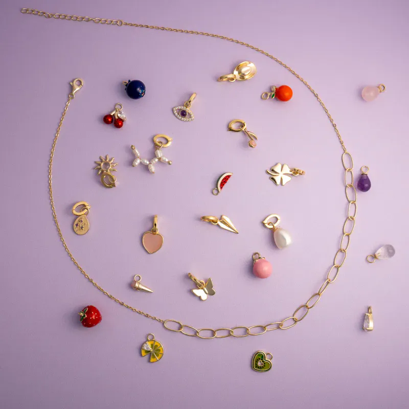 Orange Crush charm fra Sandra Lyng