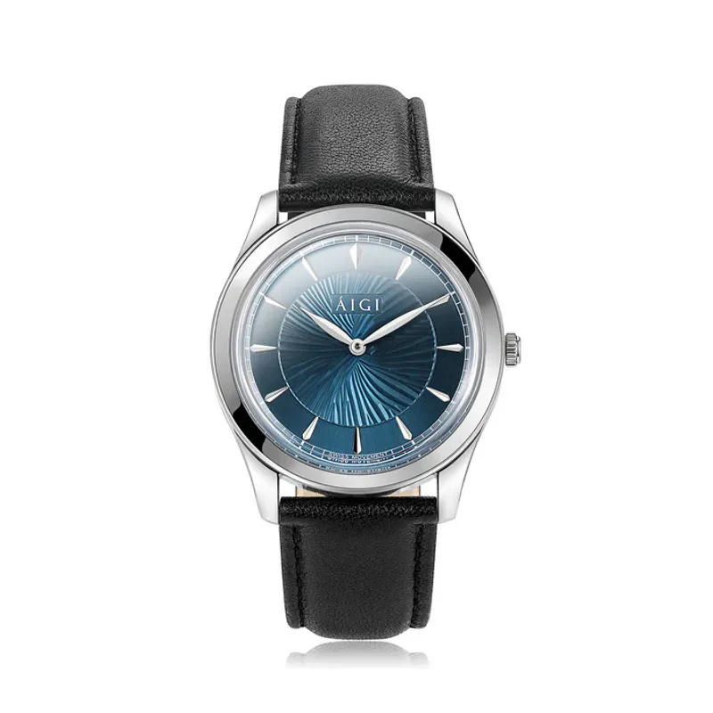 ÀIGI Nordlys 38mm - sort skinn