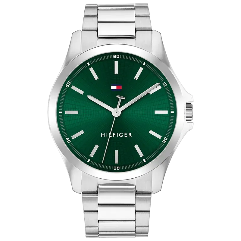 Tommy Hilfiger stål/grønn