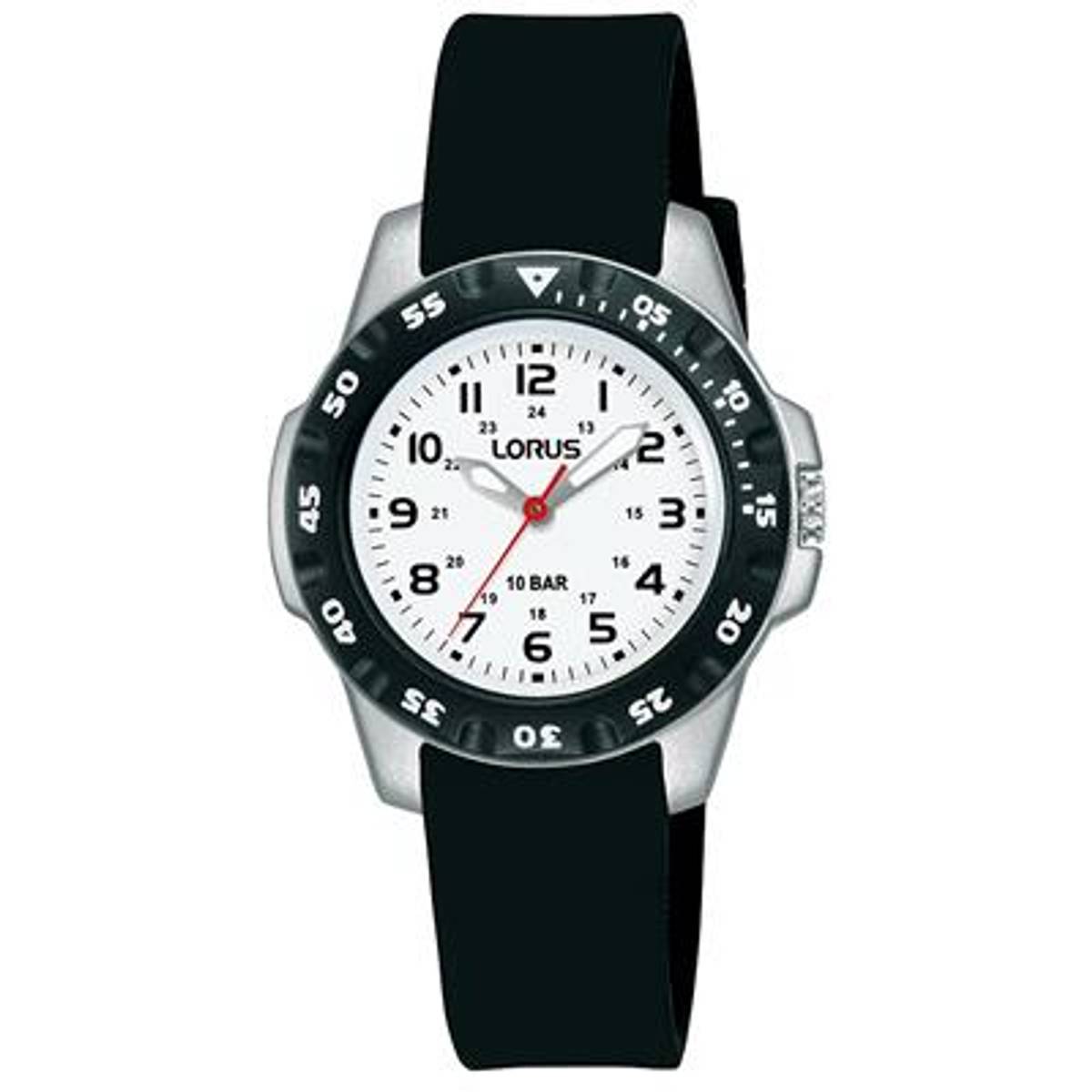 Lorus barneklokke (Sort)