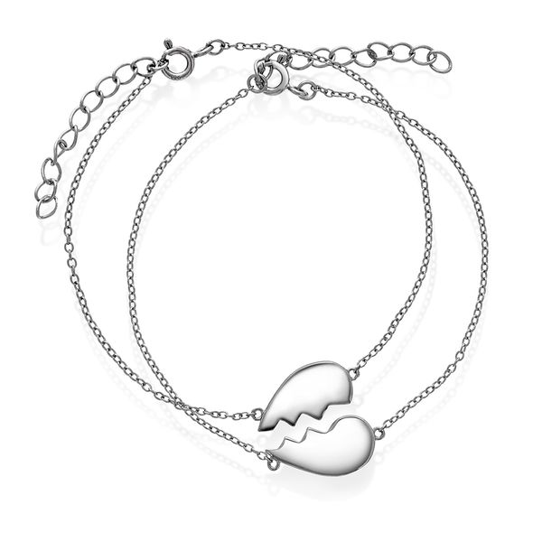 Hovedbilde vennskapsarmbånd i sølv