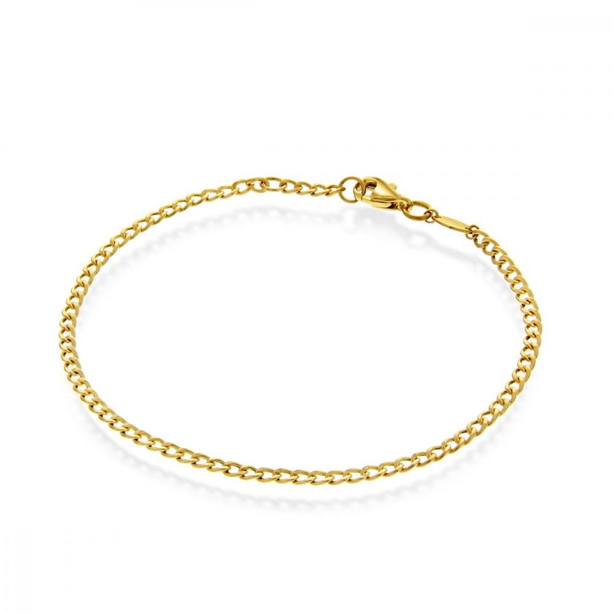 Gull armbånd panser 2mm