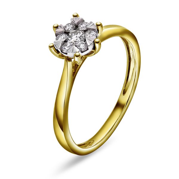 Hovedbilde Ring i gult gull med ...