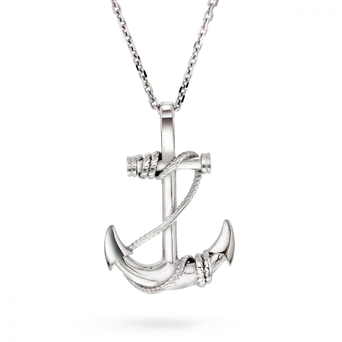 Anker smykke i sølv 50cm