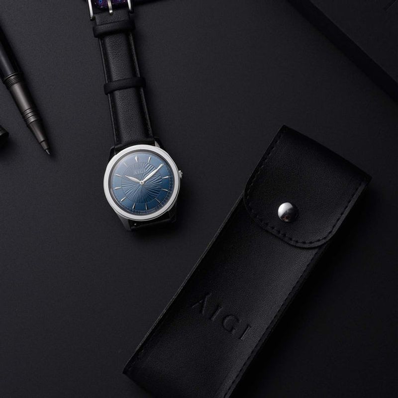 ÀIGI Nordlys 38mm - sort skinn
