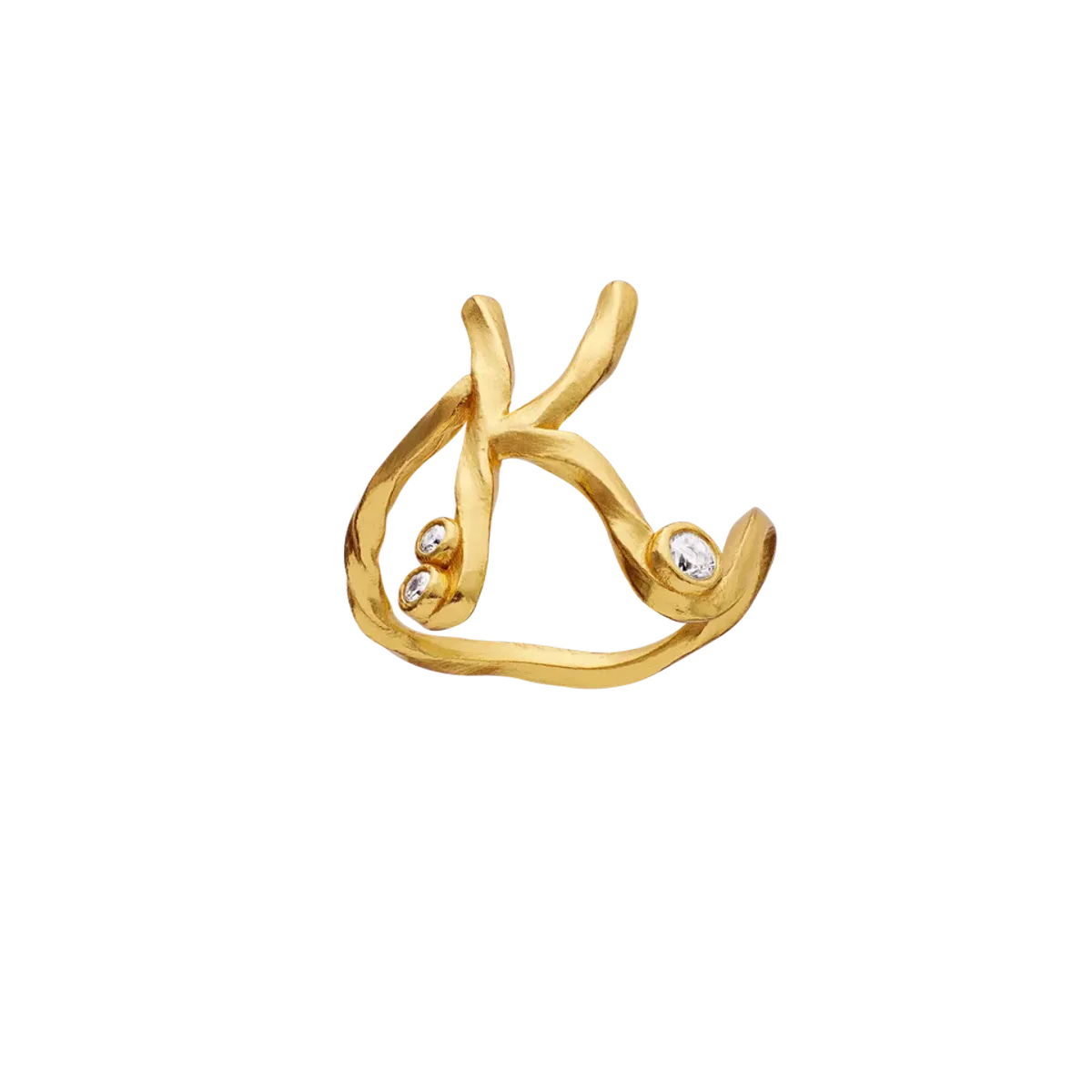 K alfabetring, Maanesten