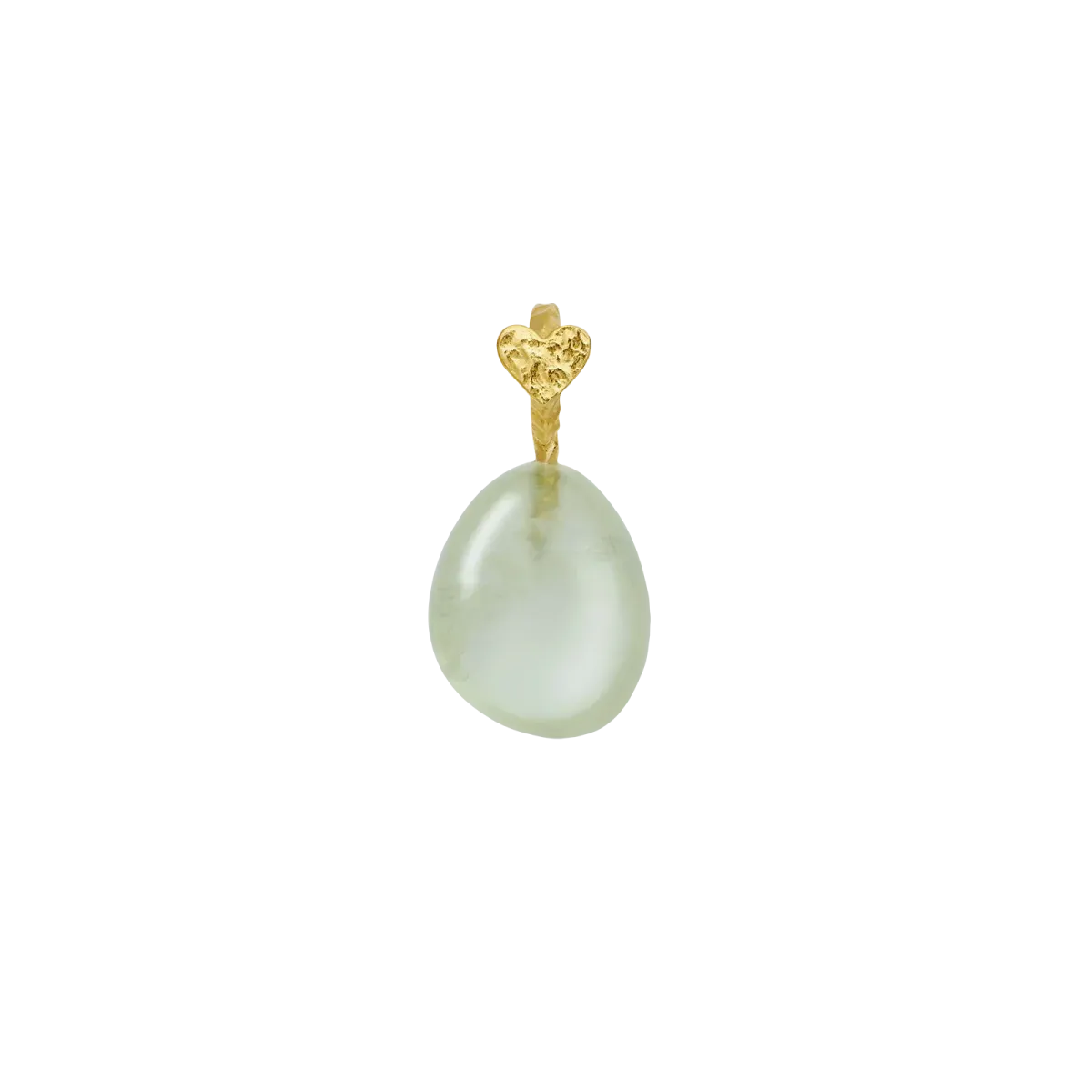 Prehnite Earth Pendant, Maanesten