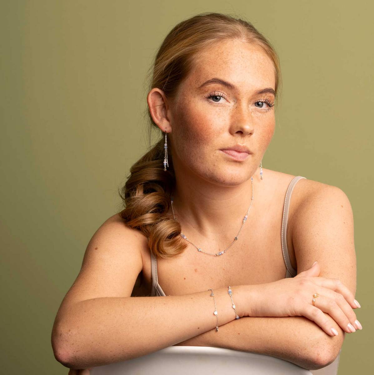 Fairy armbånd sølv med krystall